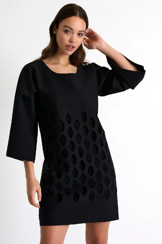 Special Buy vintage-inspired dressFlared Sleeve Dress With Cut-Out Details - 52357-65-800
