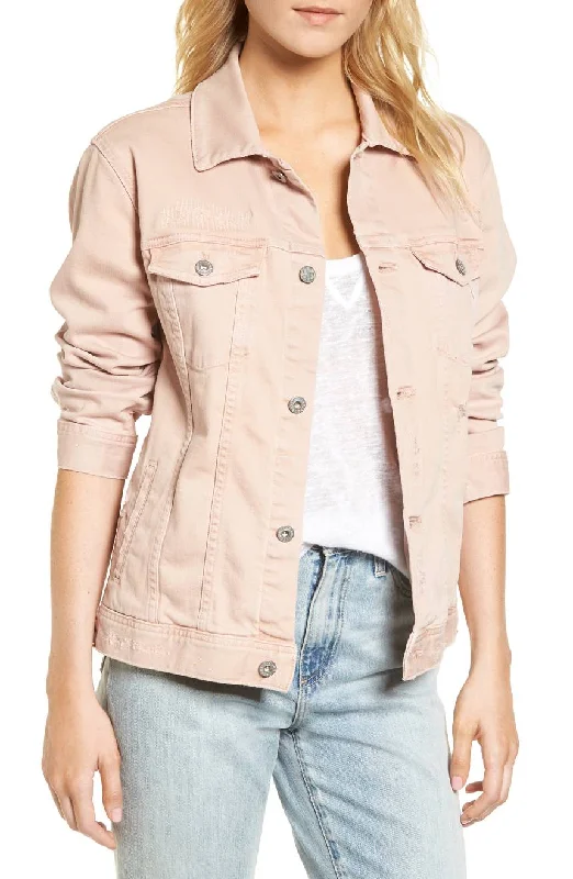 Savings Alert soft shell jacketAG Adriano Goldschmied Women's Nancy Jacket, Years Weathered Rosy Rouge