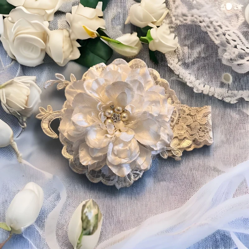 Price Slash floral midi dressFlower Christening Headband