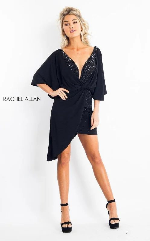 Blowout Sale modern dressRachel Allan Short Formal  Cocktail Dress L1185