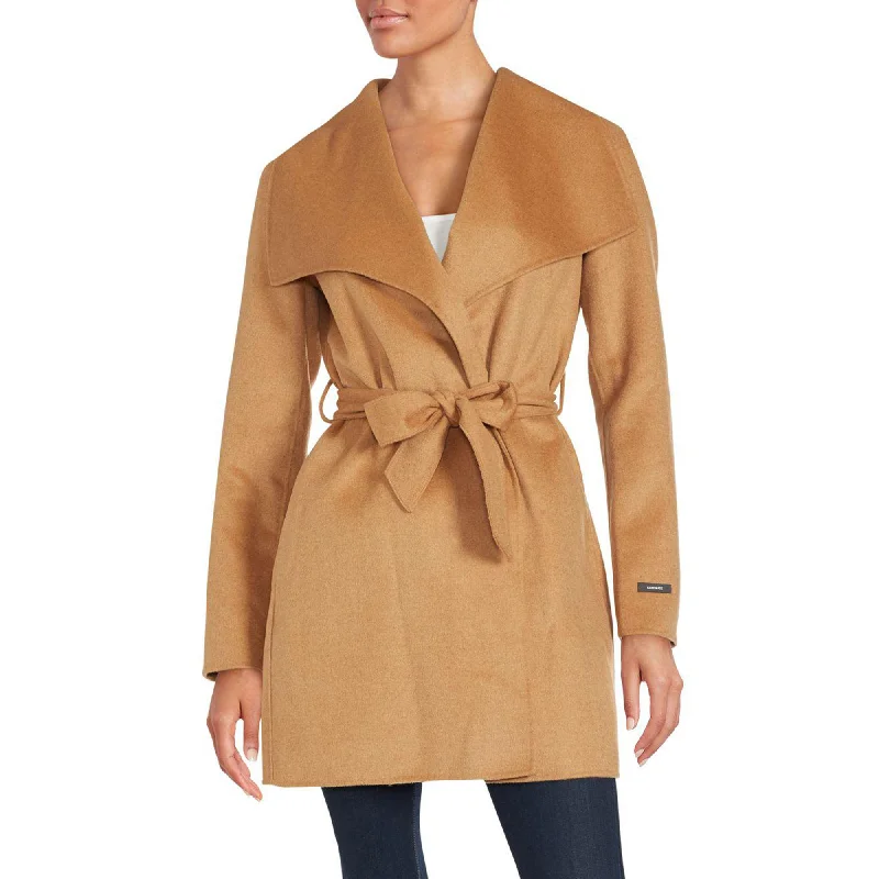 Price Cut trendy utility jacketT Tahari Women's Classic Double Face Wool Blend Wrap Coat, Camel Price Cut trendy utility jacketT Tahari Women's Classic Double Face Wool Blend Wrap Coat, Camel