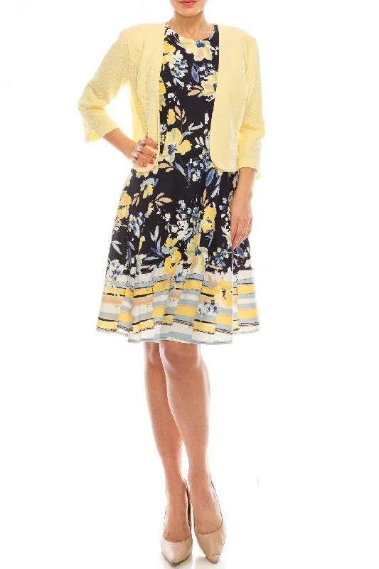 Today’s Special floral dressStudio One Floral Printed Two Piece Jacket Dress