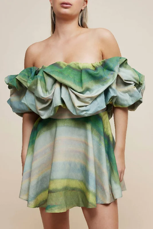 Buy More, Save More comfy dressCumberland Dress In Impressionist Stripe