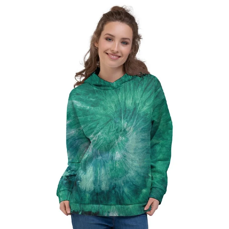 Today's Special Olive Green Tie Dye Women's Hoodie