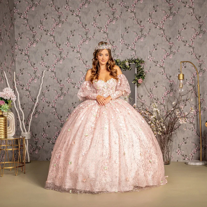 Can't Miss party-ready dressDetachable Ribbon Long Quinceanera Dress