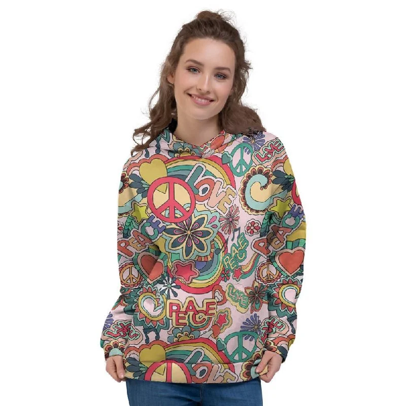 Holiday Sale Retro Hippie Women's Hoodie