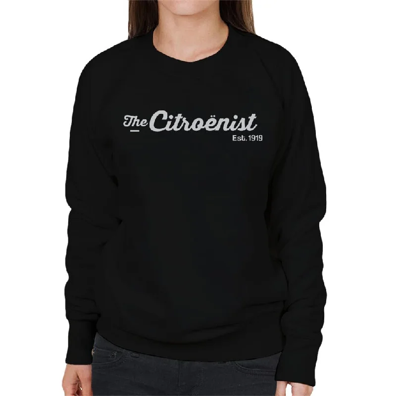 Discount Mania sleek workout sweatshirtCitroën The Citroënst Est 1919 White Logo Women's Sweatshirt Discount Mania sleek workout sweatshirtCitroën The Citroënst Est 1919 White Logo Women's Sweatshirt