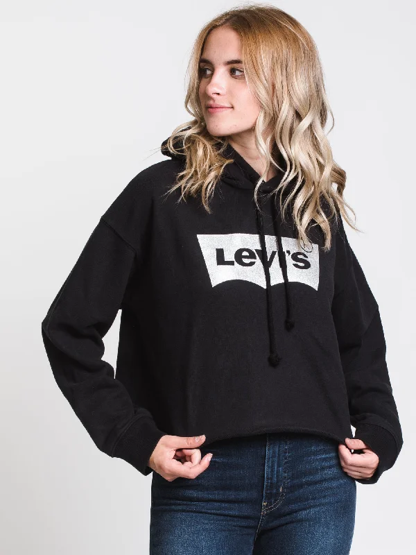 Price Drop Alert WOMENS GRAPHIC RAW CUT PULLOVER HOODIE - CLEARANCE