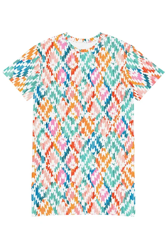 Discount Mania elegant evening dressCarnival Ikat T-shirt Dress