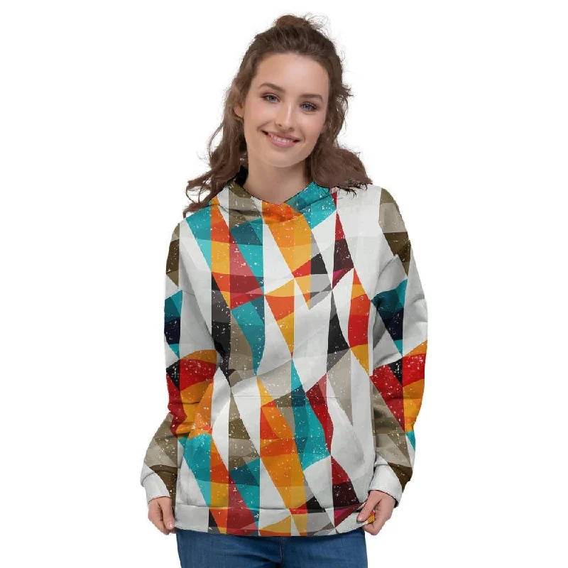 Loyalty Reward Neon Geometric Women's Hoodie