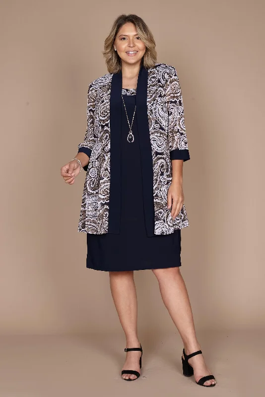 Low Prices draped dressR&M Richards 7543W Short Mother Of The Bride Dress