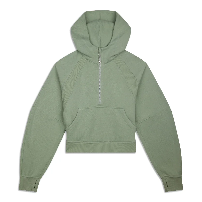Weekend Deal Scuba Oversized Half-Zip Hoodie - Resale