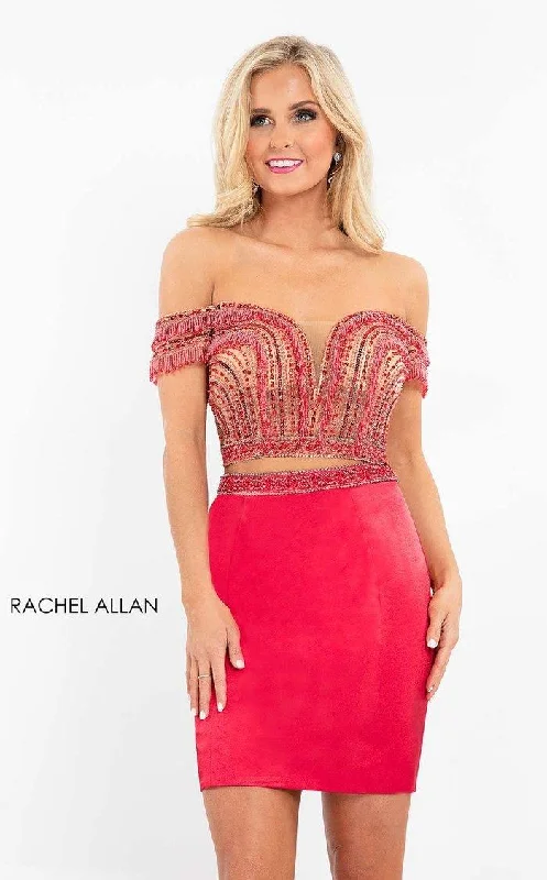 Factory Direct Sale long sleeve dressRachel Allan Short Two Piece Homecoming Dress 4595