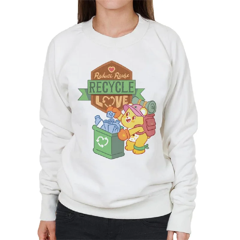 Value Deals sporty casual hoodieCare Bears Unlock The Magic Reduce Reuse Recycle Love Women's Sweatshirt Value Deals sporty casual hoodieCare Bears Unlock The Magic Reduce Reuse Recycle Love Women's Sweatshirt