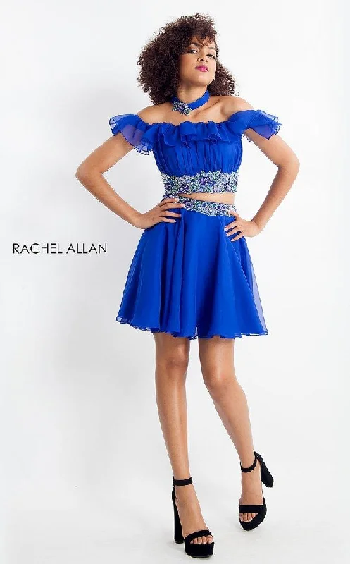 Limited Time casual midi dressRachel Allan Short Two Piece Homecoming Dress 4639