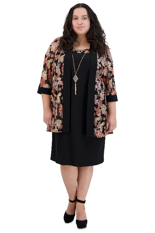 Exclusive Savings off-the-shoulder dressR&M Richards 9043W Short Plus Size Jacket Dress Sale
