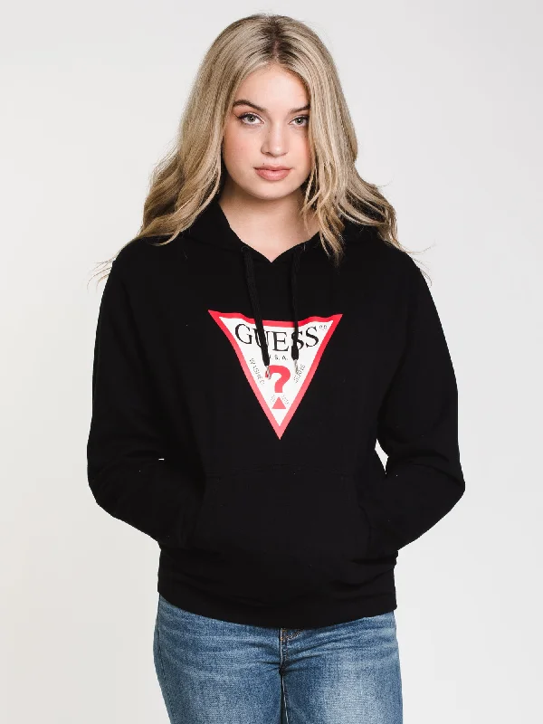 Extra Savings GUESS CLASSIC TRIANGLE LOGO HOODIE  - CLEARANCE