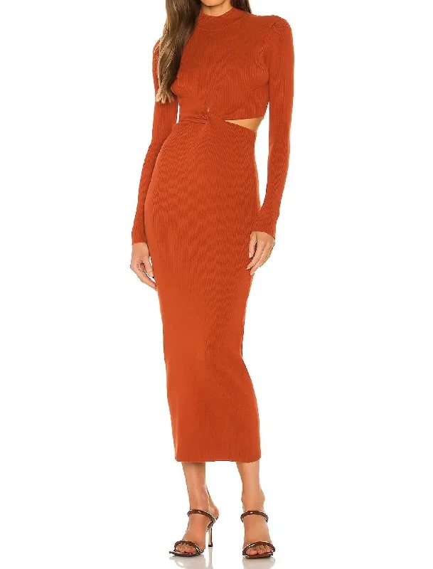 Price Rollback party dressOpal Midi Dress In Baked Clay