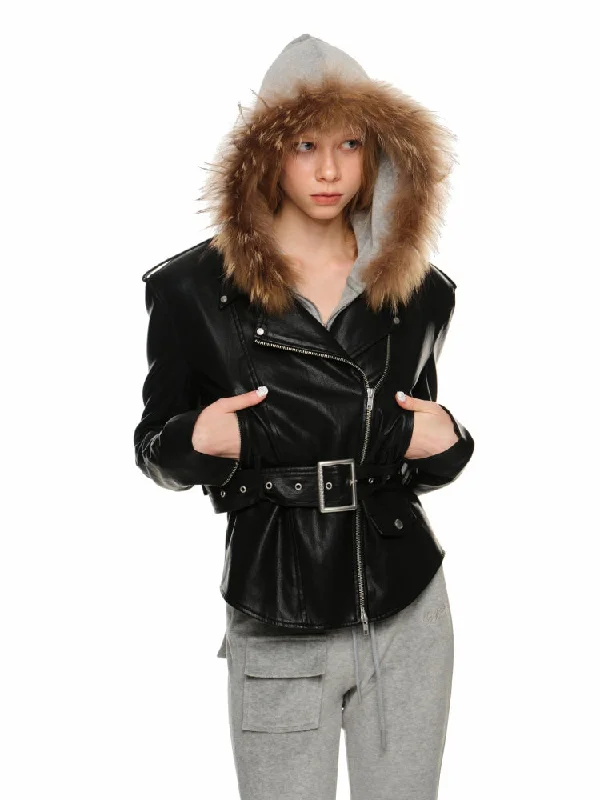 Low Prices stylish trench jacketBlack Moto Leather Jacket