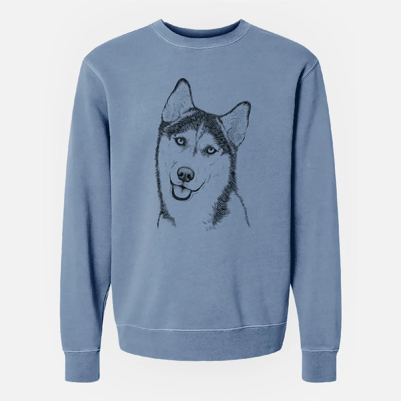 Special Discount premium athletic sweatshirtBare Remmie the Siberian Husky - Unisex Pigment Dyed Crew Sweatshirt Special Discount premium athletic sweatshirtBare Remmie the Siberian Husky - Unisex Pigment Dyed Crew Sweatshirt