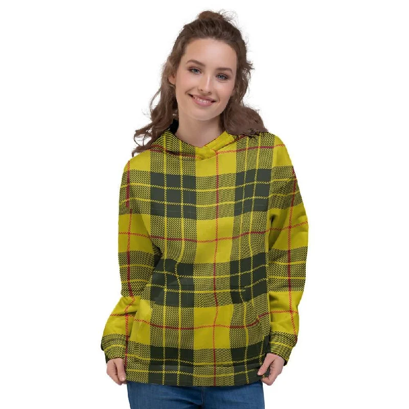 Bargain Blast MacLeod Yellow Plaid Tartan Women's Hoodie