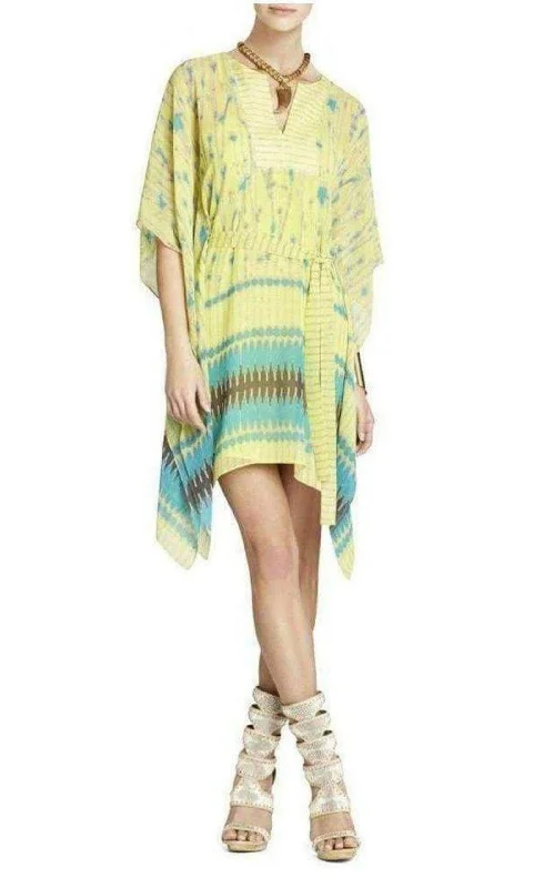 Big Savings casual day dressEva Scarf Print Lemongrass Dress