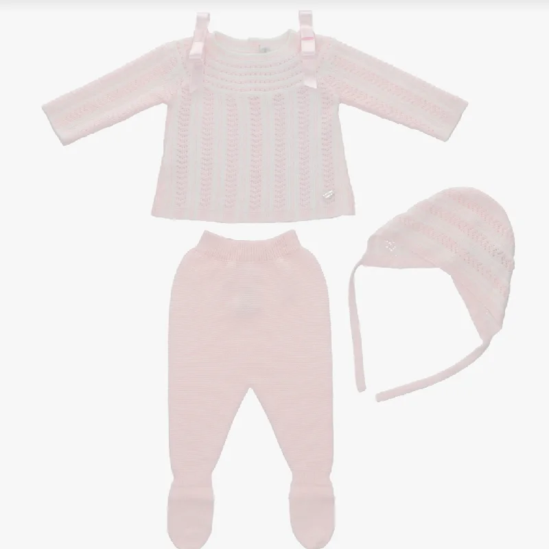 Act Now classic fit-and-flare dressMartin Aranda Pink Knit Set