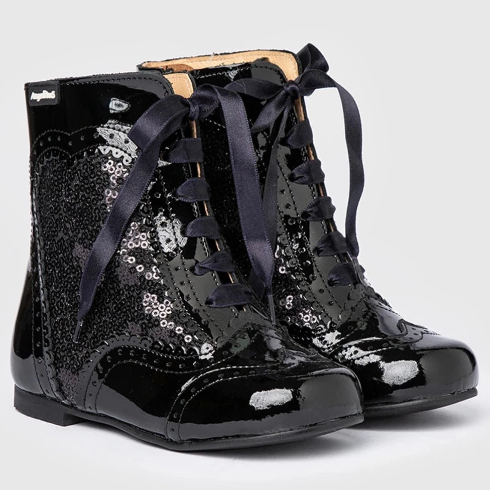 Daily Deals casual dressBlack Glitter Boot