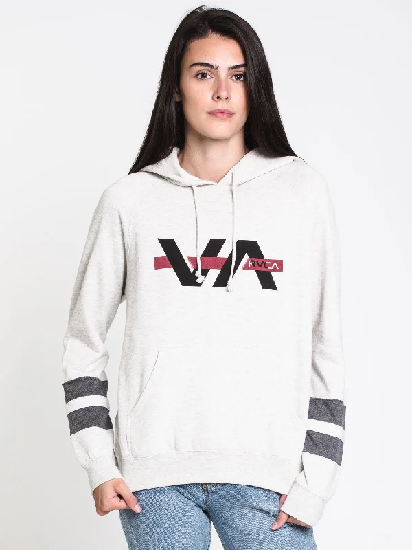 Take Advantage WOMENS VA BAR PULLOVER HOODIE - LT GREY - CLEARANCE
