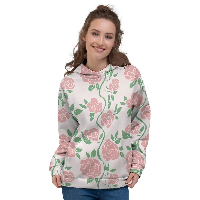 Daily Specials Pink Rose Flower Women's Hoodie