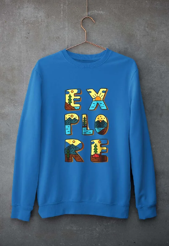Extra Savings oversized sports sweatshirtExplore Travel Adventure Unisex Sweatshirt for Men/Women Extra Savings oversized sports sweatshirtExplore Travel Adventure Unisex Sweatshirt for Men/Women