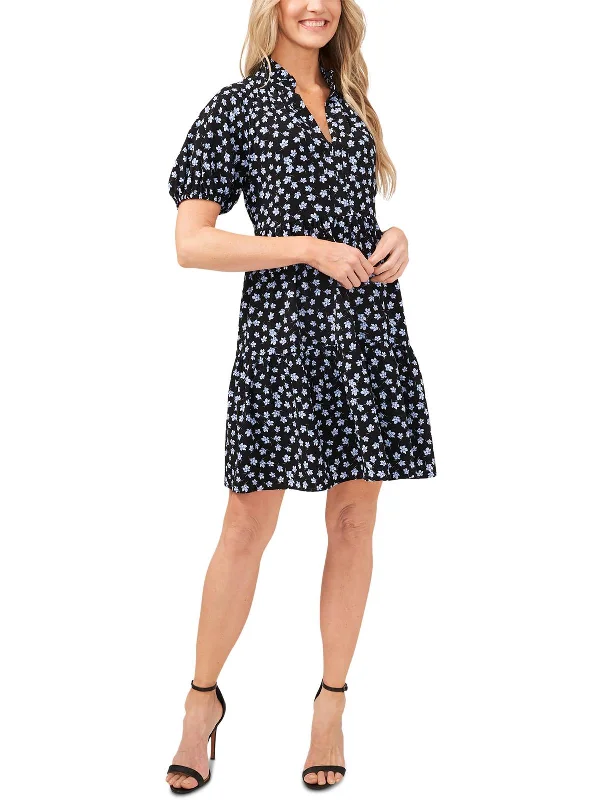 Deep Discounts party dressWomens Causal Floral Print Shift Dress
