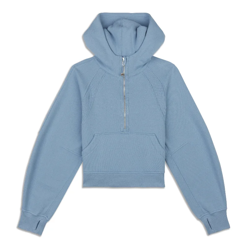 Crazy Savings Scuba Oversized Half-Zip Hoodie - Resale