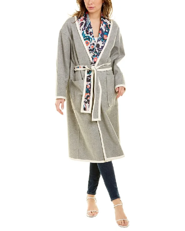 Final Sale chic biker jacketTanya Taylor Cadence Wool-Blend Coat