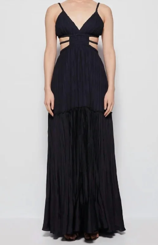 Bonus Savings high-waisted dressLiz Mushroom Dress In Black