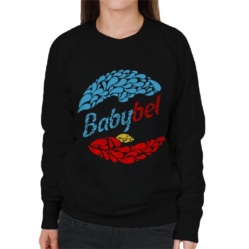 Lowest Price high-end athletic hoodieBaby Bel Blue And Red Droplets Women's Sweatshirt