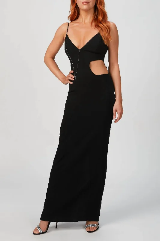 Deal Frenzy trendy mini dressNancy Skinny Dress In Black