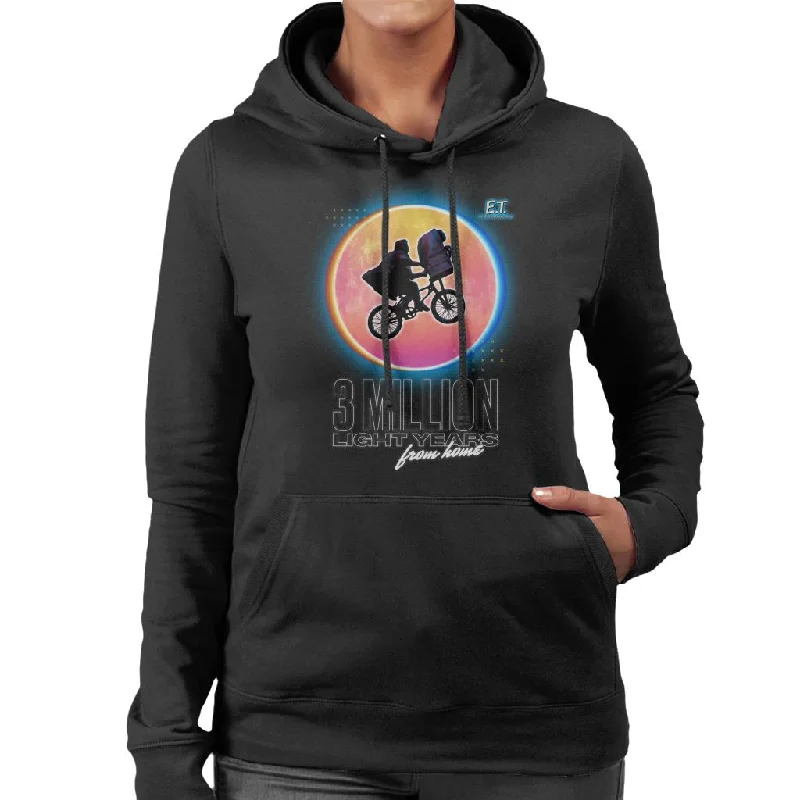 Super Bargain trendy hooded sweatshirtE.T. 3 Million Light Years From Home Women's Hooded Sweatshirt Super Bargain trendy hooded sweatshirtE.T. 3 Million Light Years From Home Women's Hooded Sweatshirt