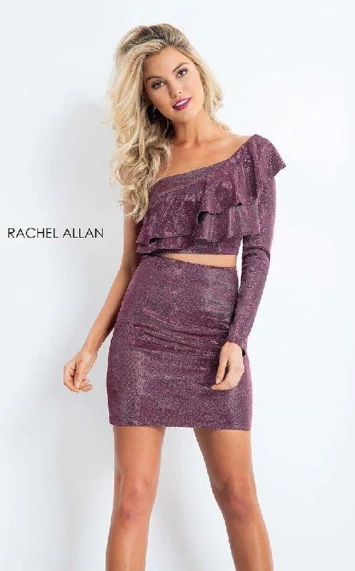 Reduced Prices one-shoulder dressRachel Allan Two Piece Homecoming Short Dress 4618