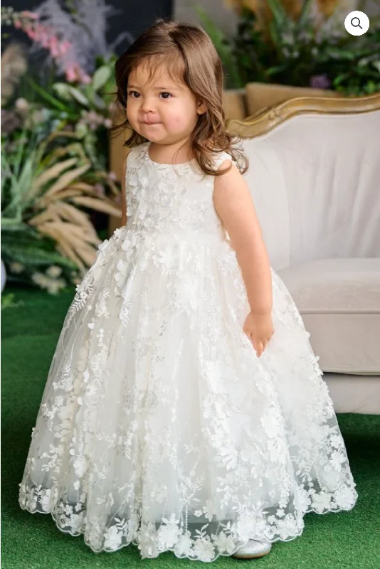 Deep Discounts fitted dressFloor Length Floral Dress