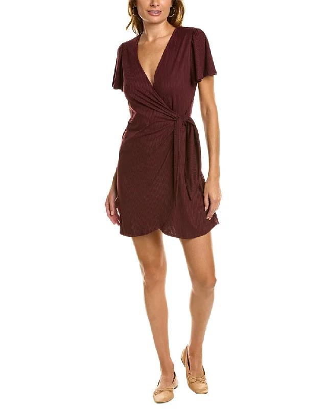 New Deals A-line dressSocialite Knit Wrap Mini Dress