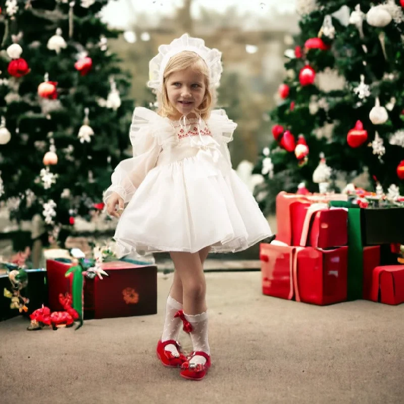 Limited Availability casual evening dressSmocked Organza Dress