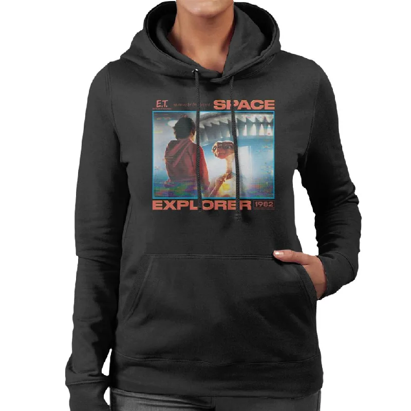 Buy Now soft sports hoodieE.T. 1982 Space Explorer Women's Hooded Sweatshirt