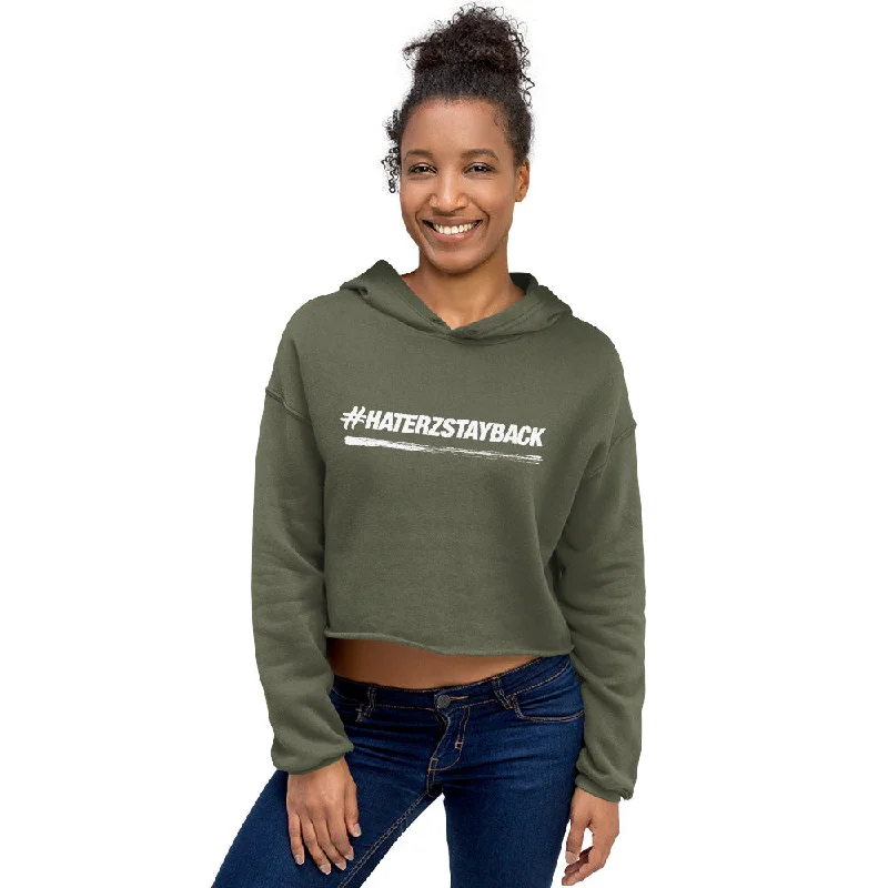 Super Savings Women's Crop Hoodie (Green)