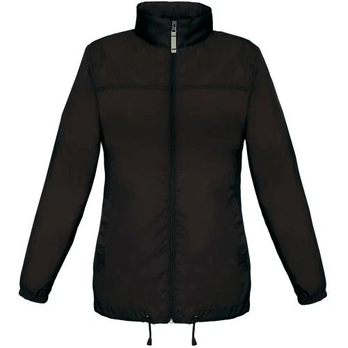 Super Sale oversized bomber jacketB&C Womens/Ladies Sirocco Lightweight Windproof, Showerproof & Water Repellent Jacket