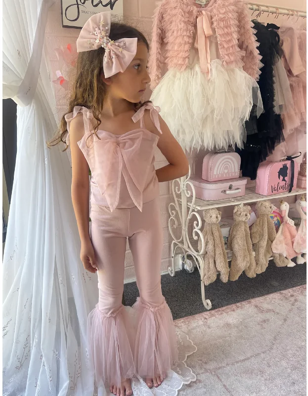 Early Bird Discount classic fit-and-flare dressBlush Bell Bottoms