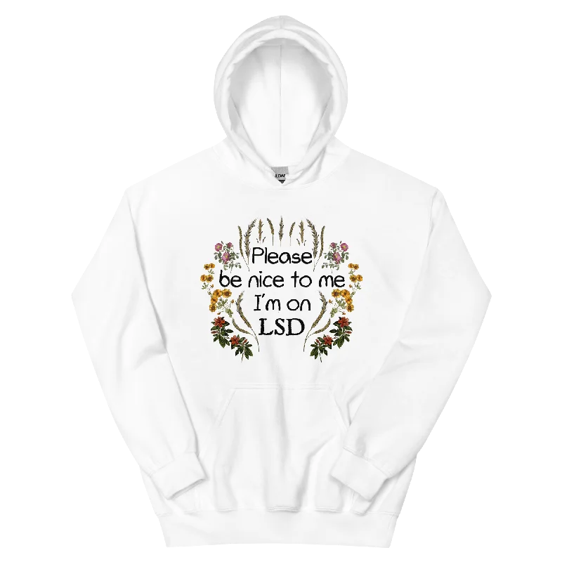 Unmissable Offer Please Be Nice To Me Graphic Hoodie