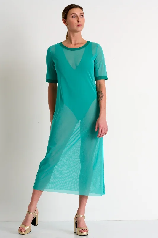 Closeout elegant dressLong Mesh Dress - 52233-64-670