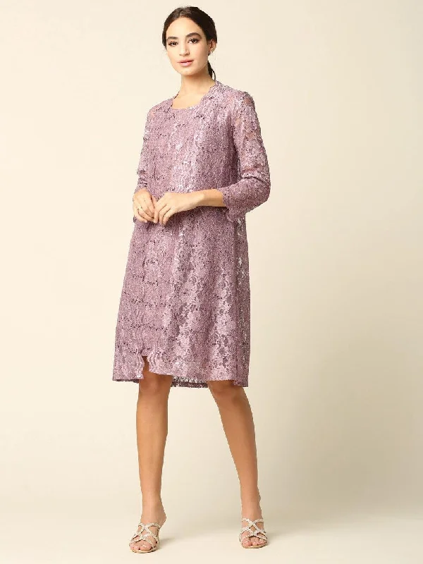 Great Bargains shift dressEva Fashion EV3365 Mauve 3XL Sale