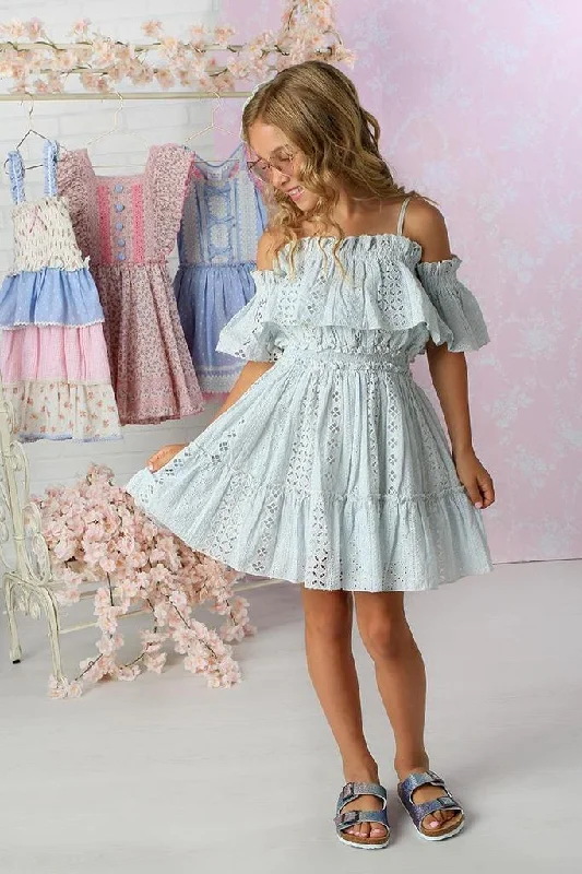 Price Reduction elegant maxi dressThe Avery Dress in Eyelet